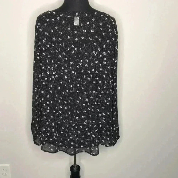 Torrid Floral Sheer Blouse Size 2 or 18/20 - Picture 2 of 7